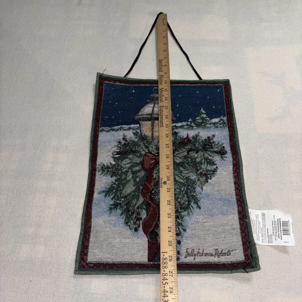 Sally Hackman Robert's‎ Holiday Winter Scene Tapersty Bannerette 13